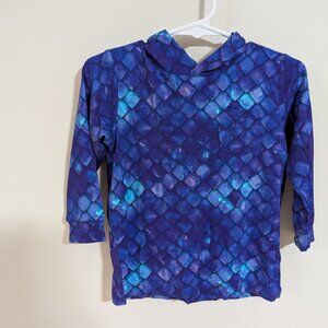 Muse Threads Bamboo Purple Dragon Hoodie size XXS/12-24 Months